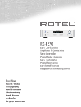 Rotel RC-1570 Manuale del proprietario