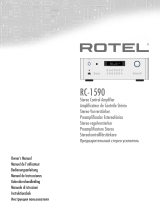 Rotel RC-1590 Manuale del proprietario