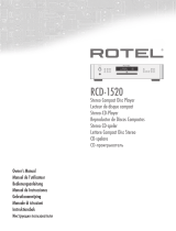 Rotel RCD-1520 V2 Manuale utente