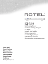 Rotel RDD-1580 Manuale utente