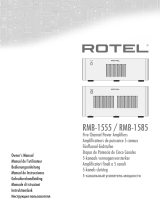 Rotel RMB-1585 Manuale del proprietario