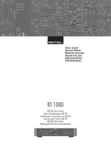 Rotel RT-1080 Manuale del proprietario