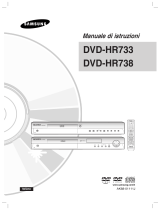 Samsung DVD-HR738 Manuale utente