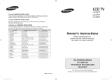 Samsung LE32R7 Manuale utente