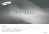 Samsung SAMSUNG NV40 Manuale utente