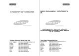Samsung VP-M105S Manuale utente
