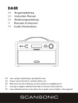 Scansonic DA88 DAB radio Manuale del proprietario