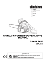 Shindaiwa 390SX Manuale utente