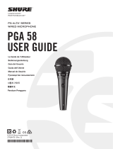 Shure PGA58 Manuale utente
