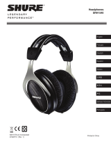 Shure SRH1540 Premium Closed-Back Headphones Manuale utente