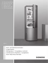 Siemens Free-standing fridge-freezer Manuale utente
