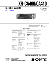 Sony XR-CA400 Manuale utente