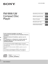 Sony CDX-G3100UV Manuale del proprietario