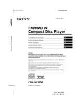 Sony CDX-NC9950 Manuale utente
