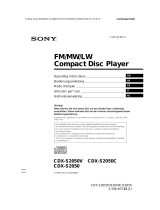 Sony CDX-S2050C Manuale utente