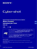 Sony Cyber-Shot DSC H3 Istruzioni per l'uso