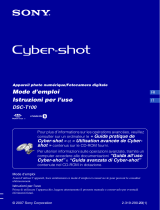 Sony Cyber-Shot DSC T100 Istruzioni per l'uso