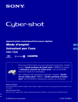 Sony Cyber-Shot DSC T500 Guida utente