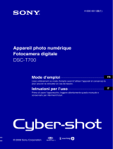 Sony Cyber-Shot DSC T700 Guida utente