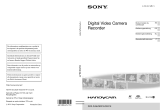 Sony DCR-SX21E Manuale del proprietario