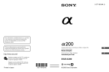 Sony DSLR A200 Manuale del proprietario