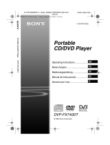 Sony DVP-FX740DTB Istruzioni per l'uso