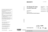 Sony HDR TD20E Manuale del proprietario