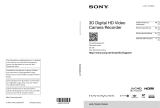 Sony HDR TD30E Manuale del proprietario