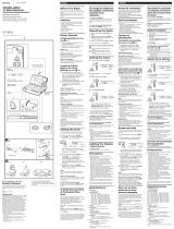Sony ICF-SW12 Manuale utente