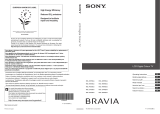 Sony kdl 32v5800 Manuale del proprietario