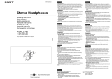 Sony MDR CD780 Manuale utente