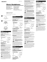 Sony MDR-D777LP Manuale utente