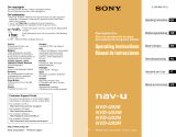 Sony Série NVD-U03R Manuale utente