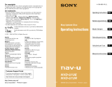 Sony NVD U13R Manuale del proprietario