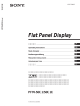Sony PFM-50C1E Manuale utente
