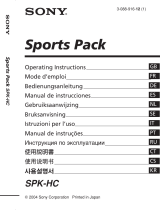 Sony SPK-HC Manuale utente