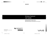 Sony VGPWKB5 - VAIO Wireless Keyboard Manuale utente