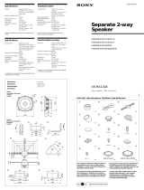 Sony XS-HA1324 Manuale utente