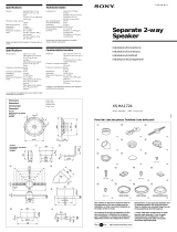 Sony XS-HA1724 Manuale utente