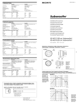 Sony XS-HS12 Manuale utente