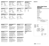 Sony XS-MP61MK2 Manuale utente
