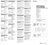 Sony XS-P2020 Manuale utente
