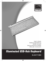 SPEEDLINK Illuminated USB-Hub Keyboard Guida utente
