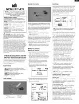 Spektrum Aircraft Telemetry Airspeed Indicator Manuale del proprietario