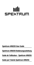 Spektrum AR6255 6-Channel DSMX Carbon Fuselage Receiver Manuale utente