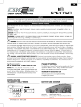 Horizon Hobby DX2E DSM 2-Channel Surface Tx Only Manuale utente