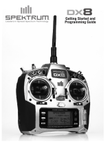 Spektrum DX8 DSMX Transmitter Only MD2 Manuale del proprietario