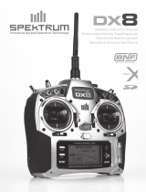 Spektrum DX8 Transmitter Only MD2 Manuale utente