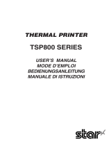Star Micronics TSP800 Series Manuale utente