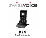 SWISS VOICE B24 Black Manuale utente